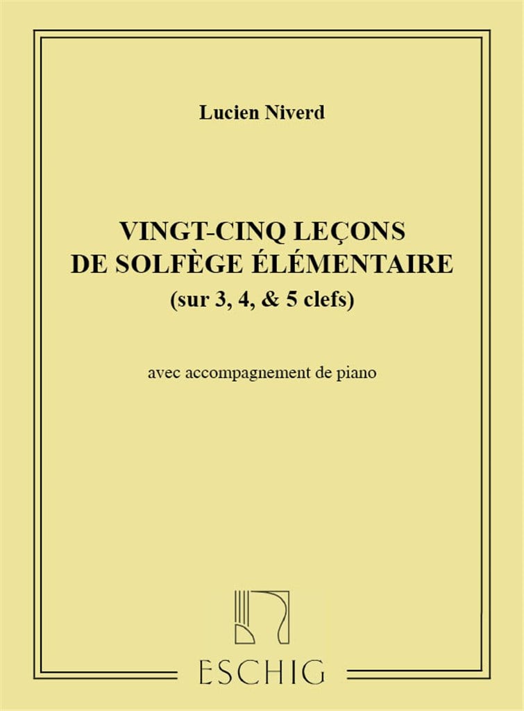 25 Lecons Solfege Avec Piano